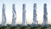 Небоскреб Dynamic Tower в Дубае. Каждый этаж движется по своей оси независимо от других. Первое здание способно изменять свою форму. Еще строится. 